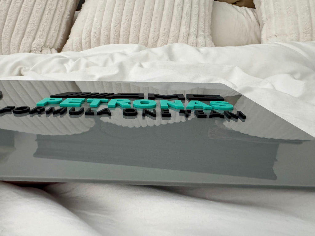 Mercedes AMG Petronas Inspired Acrylic Wall Sign | Racing Wall Decor | Formula Fan Gift
